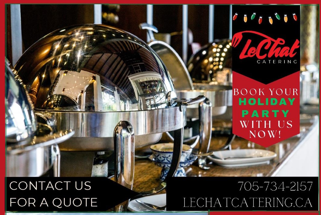 LeChat Holiday Party flyer